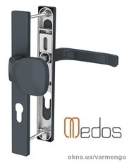 Дверные ручки с ухватом Saturn 32х92х247, антрацит Ral 7016